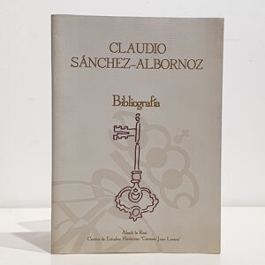 Claudio Sánchez-Albornoz. Bibliografía.