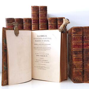 LA BIBLIA VULGATA LATINA TRADUCIDA EN ESPAÑOL por Phelipe Scio de San Miguel.