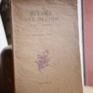Retama del olvido y otros poemas.