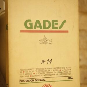 GADES No. 14. Revista. Índice en fotografías.
