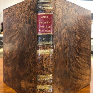 La Sagrada Biblia  nuevamente traducida de la Vulgata Latina al español. Por D. Felix Torres Amat. TOMO II del Antiguo Testamento. Que contiene los Libros del Deuteronómio, Josué, Jueces, y Ruth. Y el libro primero, segundo y tercero de los Reyes.