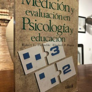 MEDICIÓN Y EVALUACIÓN EN PSICOLÓGIA Y EDUCACIÓN.