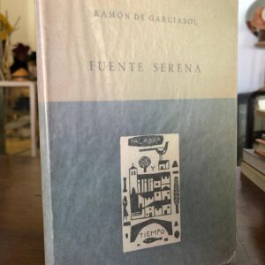Fuente serena. Poesía.