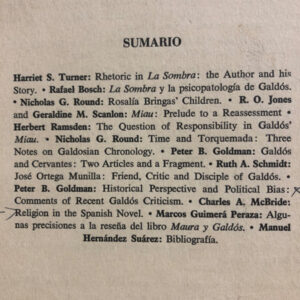Anales galdosianos. Año VI, 1971.