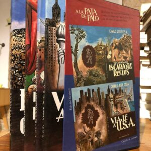 A la pata de palo. 4 volúmenes: Historias de España, La familia del héroe, El ciudadano Iscariote Reclús y Viaje a USA. Edición Facsímil. Dibujos de Lorenzo Goñi.