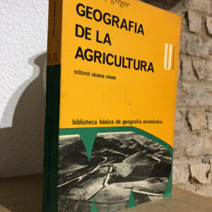 Geografía de la agricultura.