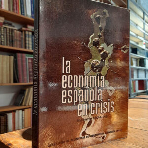 La economía española en crisis.