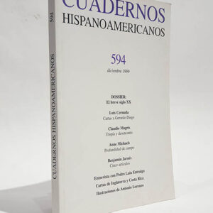 Cartas a Gerardo Diego / Utopía y desencanto / Profundidad de campo / Cinco artículos. [Respectivamente]