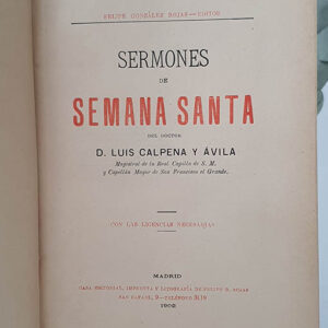 Sermones de Semana Santa del Doctor...