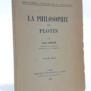 La philosophie de Plotin.