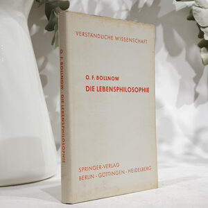 Die Lebensphilosophie.