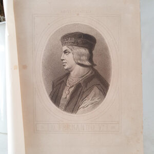 [Grabado al acero] Retrato de D. Fernando V.