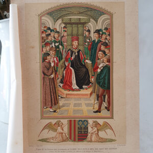 [Cromolitografía] Llibre del Fets e dits del Gran Rey Alfonso V de Aragón, el magnánimo.