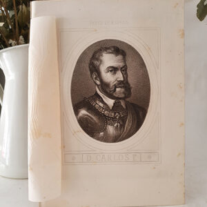 [Grabado al acero] Retrato de Don Carlos I.