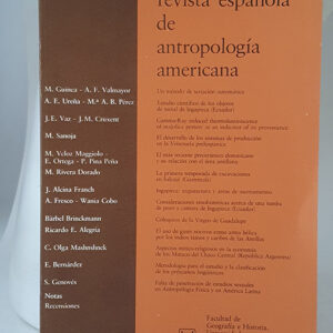 Revista Espanola de Antropologia Americana. - 1978. - (Trabajos y Conferencias).