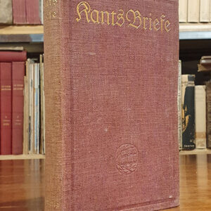 Kants Briefe. Ausgewählt und herausgegeben von Fritz Ohmann.