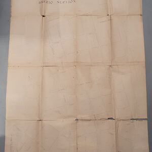 Plano con el Proyecto de Urbanización de Nervión. Original de 1916. 133 x 89 cm.