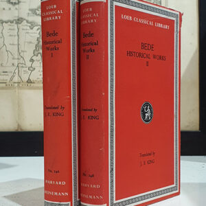 Baedae Opera Historica. With an English Translation by J.E. King. In Two Volumes. Ecclesiastical History of the English Nation, Based on the Version of Thomas Stapleton, 1565, Books I-V. Lives of the Abbots, Letter to Egbert. The Loeb Classical Library, 246 & 248. Bilingual Latin / English edition.