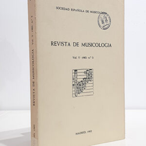 REVISTA ESPAÑOLA DE MUSICOLOGÍA.- Vol. V. Nº 2.