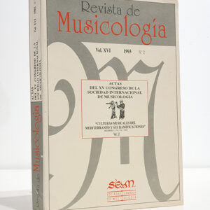 Revista de Musicología, vol. XVI, 1993, nº 2: Actas del XV Congreso de la Sociedad Internacional de Musicología, Madrid, 1992, "Culturas musicales del Mediterráneo", 2. STUDY GROUPS/ GRUPOS DE ESTUDIO. - STUDY GROUP I: Las relaciones ítalo ? ibéricas entre los siglos XVI y XVIII y su proyección en América Latina689) Chairmen: Marcello CONATI, Ismael FERNÁNDEZ DE LA CUESTA: Las relaciones ítalo?ibero-americanas. El teatro musical (1701 ? 1914)691)- STUDY GROUP II: Cantus Planus693) Chairman: David HILEY: The current state of chant research695) Ruth STEINER: Directions for chant research in the 1990s: the impact of chant data. László DOBSZAY: The debate about the oral and written transmission of chant (Pag.706) Hartmut MÖLLER: Permanenter Wandel ? wohin? Nachdenken ubre ein faszinierendes Geschichtsbild der mittelarterlichen Musik730) Janka SZENDREI: Die Gültigkeit der heutigen Notationskarten744) Nanna SCHIODT: Possibilities for the coordination of computerized projects to catalogue and inventorize plainchant manuscripts. Gerda WOLFRAM: Erneuernde Tendenzen in der byzantinischen Kirchenmusik des 13./14. Jahrhunderts. Chant as sounding word. Gunilla IVERSEN: The mirror of music: Symbol and reality in the text of Clangat hodie. Charles ATKINSON: Music and meaning in Clangat hodie . Gunilla BJÖRKVALL and Andreas HAUG: Texting melismas - criteria for and problems in analyzing melogene tropes807. Brian MOLLER ? JENSEN: Arthemius, Candida and Paulina in Piacenza. An interpretation of the sequence Adeste hodie festum832). . Elizabeth TEVIOTDALE: The affair of John Marshal848). Cristina HOSPENTHAL: Musik and Text in deutschsprachigen Tropen856) Local traditions of chant and theory873). Terence BAILEY: An ancient psalmody without antiphons in the Ambrosian Ferail Office 875). Morné BEZUIDENHOUT: The old and new historical views of Gregorian chant: Papal and Franciscan plainchant in thirteenth ? century Rome 883). Gilberto PRESSACCO: Aquileia e la ?questione marciana?: Nuovi contributi. Jane Morlet HARDIE: Lamentations in Spanish sources before 1568: Notes towards a geography. Elzbieta WITKOWSKA ? ZAREMBA: A new source for fifteenth century Musica mensuralis. .James John BOYCE: The search for the early Carmelite liturgy: A Templar manuscript reassessed. STUDY GROUP III: Iconografía musical983) Chairmen: Tilman SEEBAS, Rosario ÁLVAREZ: Florence GÉTREAU: Le concert instrumental des Noces de Cana de Véronèse: interrogations pour une lecture méthodique. STUDY GROUP IV: Nuevas metodologías en el estudio de la melodía989) Chairmen: Eleanor SELFRIDGE ? FIELD, Walther B. HEWLETT: New Methodologies in the Study of Melody. - STUDY GROUP V: Instituciones para la investigación histórica sobre la música del siglo XX: Problemas de los estudios de las fuentes1003) Chairman: Ulrich MOSCH. Mila DE SANTIS: Per lo studio dei processi creativi di Luigi Dallapiccola. Primi appunti sulle carte musicali dellArchivio Contemporaneo ?Alessandro Bonsanti? di Firenze. Myriam CHIMÈNES: Létude des sources de Jeux ou la double fonction dune édition critique