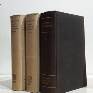 Grundriss der Geschichte der Philosophie. I: Die philosophie des Altertums. II:  Die Patristische und Scholastische Philosophie. III: Die Philosophie der Neuzeit bis zum ende des XVIII. Jahrhunderts.