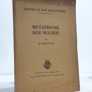 Metaphysik der Neuzeit.