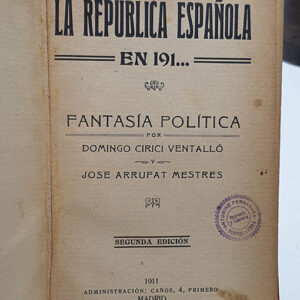 La República Española en 191.
