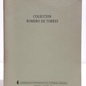 Colección Romero de Torres. Cuadernos de Intervención en el Patrimonio HIstórico, 4.