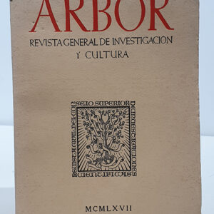 Arbor. Revista general de investigacion y cultura numero 255: Ruben Dario y los escritores españoles de su tiempo / Jaime Vicens Vives / Tercer centenario de la academia de ciencias francesa / Robert Oppenheimer entre otros.