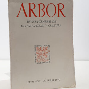 Arbor. Revista general de investigación y cultura. Tomo Septiembre - Octubre Nº 297 - 298