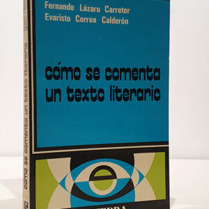 Como se comenta un texto literario.