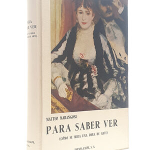 Para saber ver (cómo se mira una obra de arte)