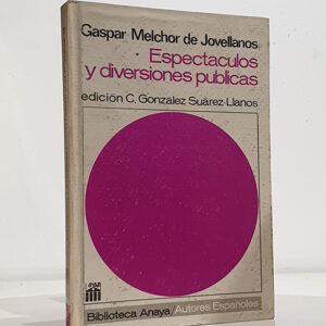 Espectáculos y diversiones públicas.