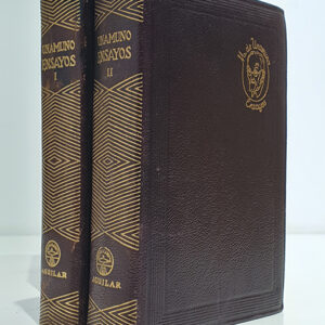 Ensayos. 2 Vols. Prólogo de Bernardo G. de Candamo. Colección Joya Núm. 21 y 22.