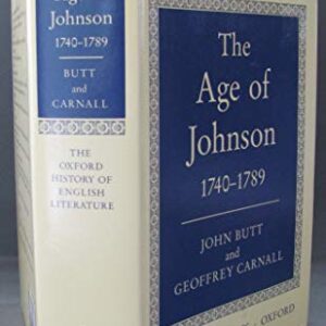 The Age of Johnson 1740-1789. The Oxford History of English Literature.